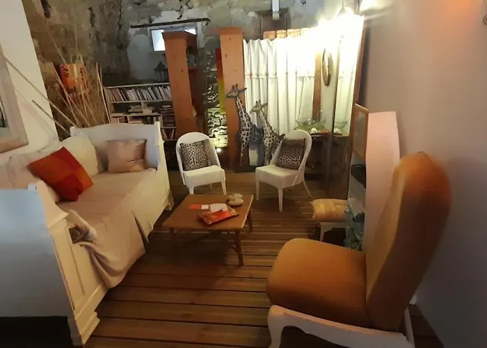 度假居 La Maisonnette Avec Spa, Piscine Et Climatisation Sainte-Valière