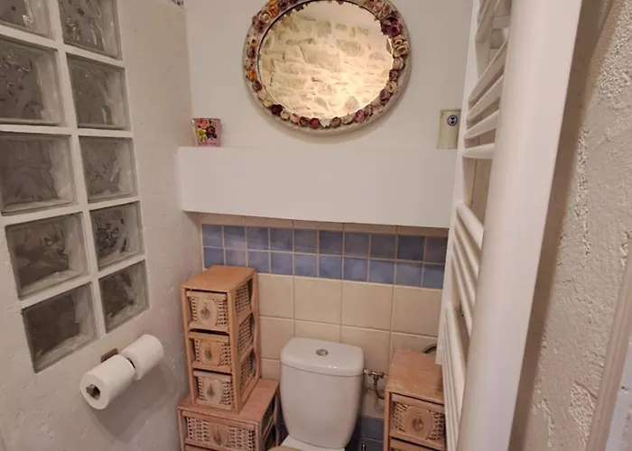 La Maisonnette Avec Spa, Piscine Et Climatisation 度假居 *