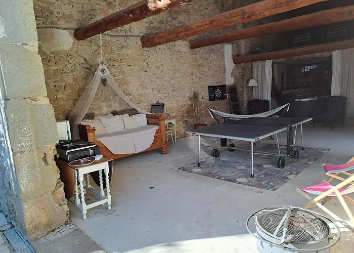 度假居 La Maisonnette Avec Spa, Piscine Et Climatisation *